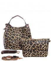 Leopard HandbagTAN