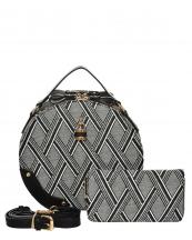Padlock Handbagblk