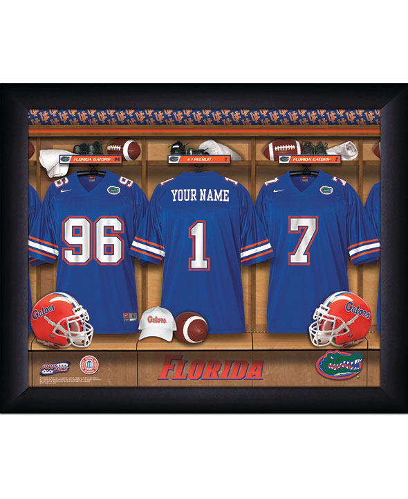 Personalized College Locker Room Printsflorida