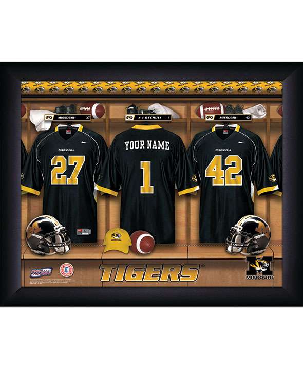 Personalized College Locker Room Printsmissouri