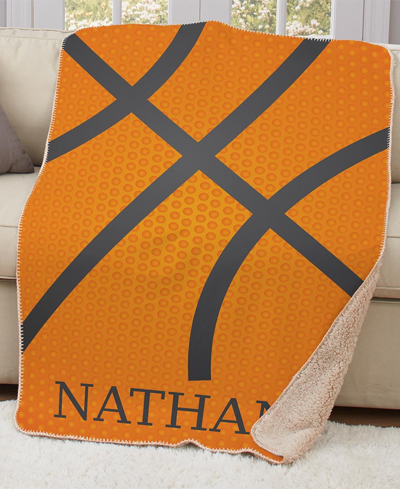 Personalized Sports Sherpa Throwsbkb